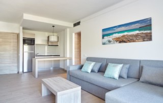 Amazing Stilish Apartment Sea Front with Pool SAN ANTONIO BAY SOBASUI Living Room 2 - LeibTour: TOP aparthotels in Ibiza