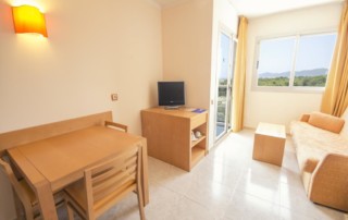 Cheap quiet family apartment Escanaz Living room 1 - LeibTour: TOP aparthotels in Ibiza