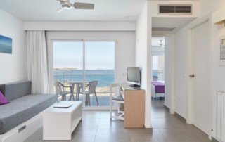 Elegant large apartment with pool NERAPSA Living room3 - LeibTour: TOP aparthotels in Ibiza