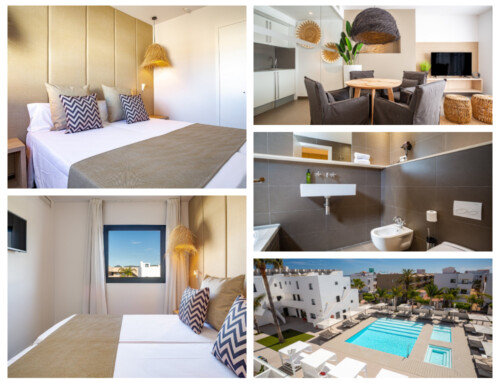 [2 BEDROOMS LUXURY APARTMENT WITH POOL VIEW (6 GUESTS)] Elegant Holiday Apartments with Gym, Swimming Pool and SPA