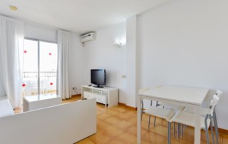 Quiet nice apartment close to the beach APSANBEA Living room - LeibTour: TOP aparthotels in Ibiza