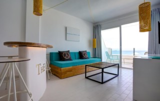 Stylish quiet apartment close to the clubs SAIBZBOS Living room4 - LeibTour: TOP aparthotels in Ibiza